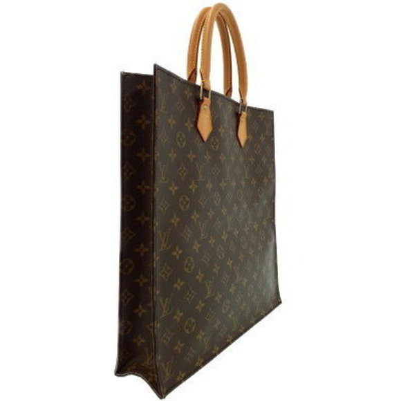 Louis Vuitton Monogram Sac Plat Tote Bag - Picture 2 of 8